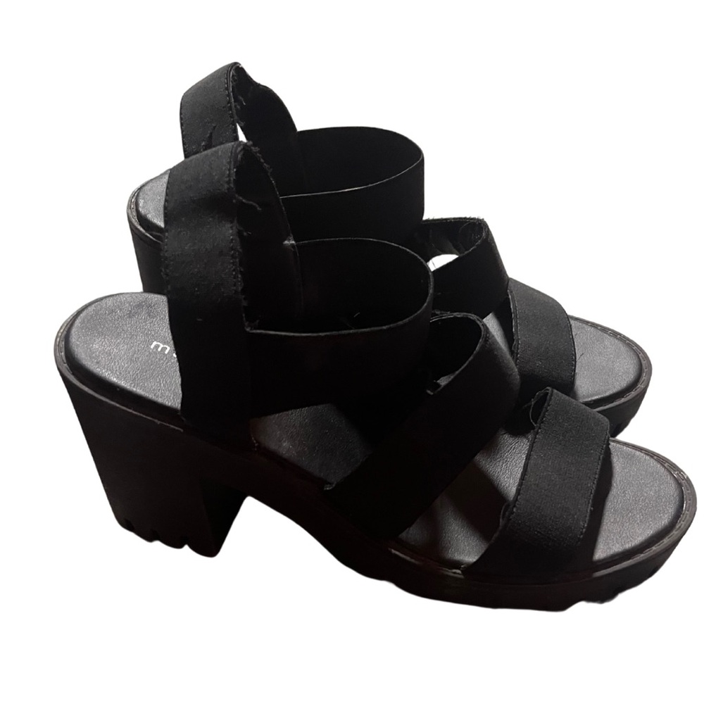 Madden Girl Chunky Platform Sandals | Size 9 | Distressed Straps | Free Shipping